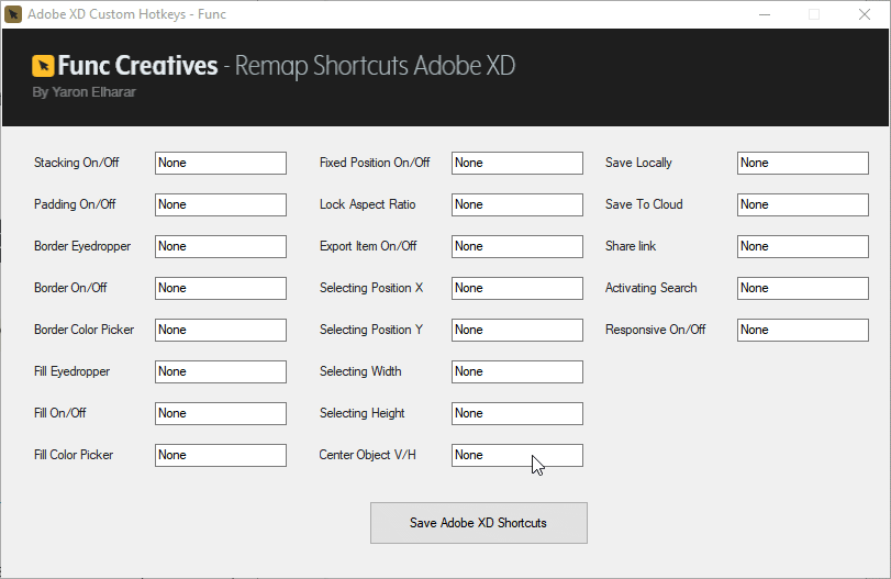 Add Custom Shortcuts To Adobe XD