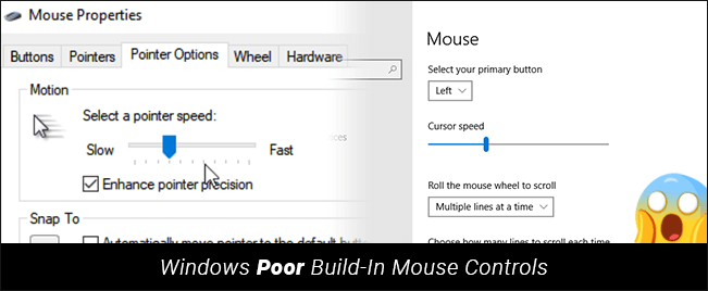 Change Mouse Sensitivity Using Shortcuts