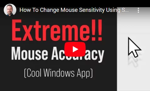 How To Change Mouse Sensitivity Using Shortcuts (Windows)