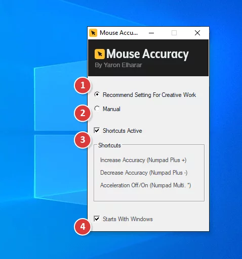 Mouse precision setting?