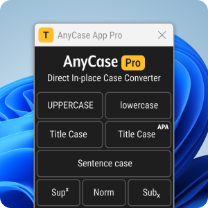 AnyCase Aapp interface image